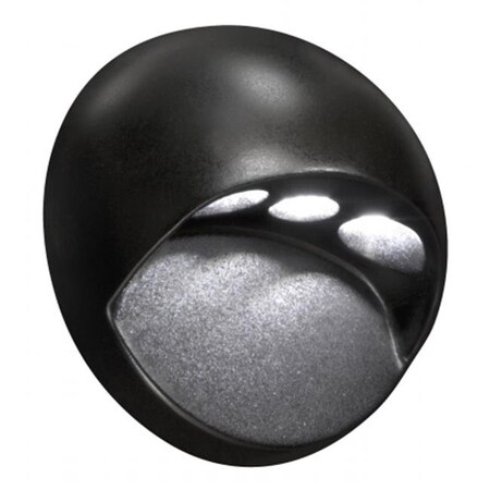 Paradise Pet Paradise GL33458BK Black Cast Aluminum Low Voltage LED Deck Light; 3 in. GL33458BK